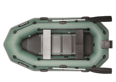 Двухместная надувная гребная лодка Bark В-270NPD