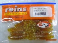 Силикон Reins G-Tail Grub 3"(12шт)429 motor oil pepper