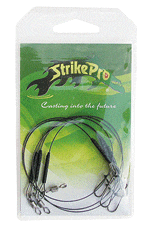 Поводок Strike Pro Titanium 1x7 20см 50lb(3шт)(ф)