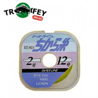 Шок лидер Gosen Taper Line GT-462N 15м*5шт 0.235-0.57мм