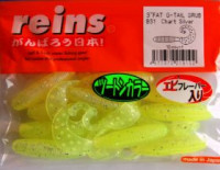Силикон Reins Fat G-Tail Grub 3"(12шт)024 potomac blue
