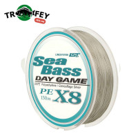 Шнур LineSystem Sea Bass X8 Day Game 150м PE2.0(0.242мм)13.5кг