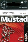 Заводное кольцо Mustad oval 9943d №2/0