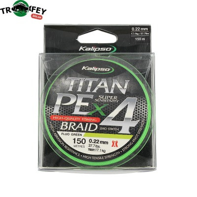 Шнур Kalipso Titan PE X4 FG 150м 